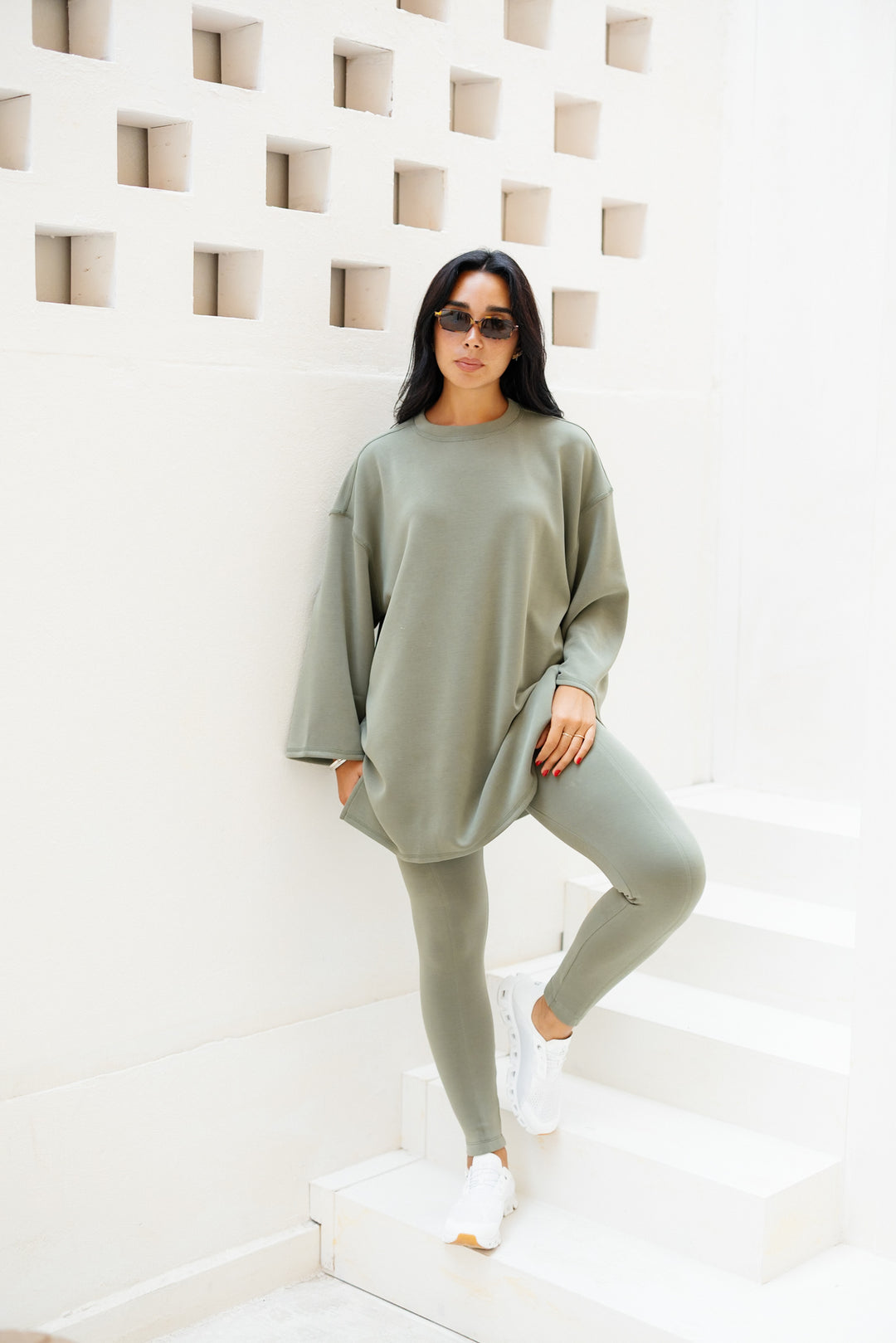 Ease Out Oversize T-shirt - Olive