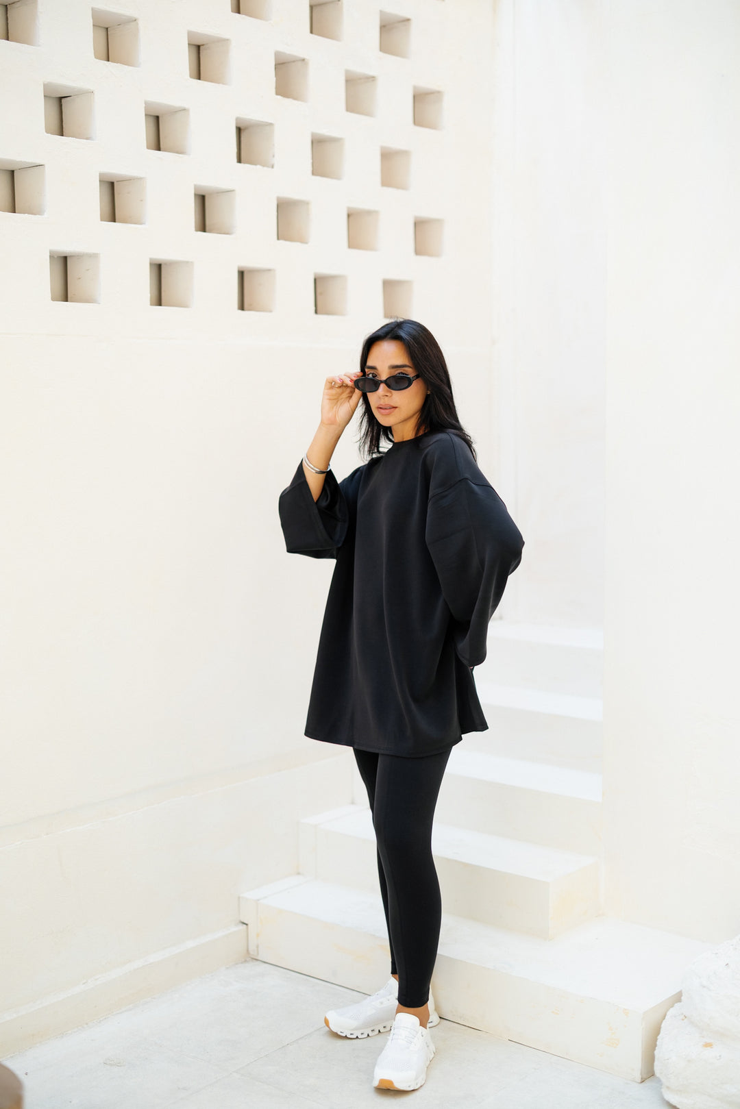 Ease Out Oversize T-shirt - Black