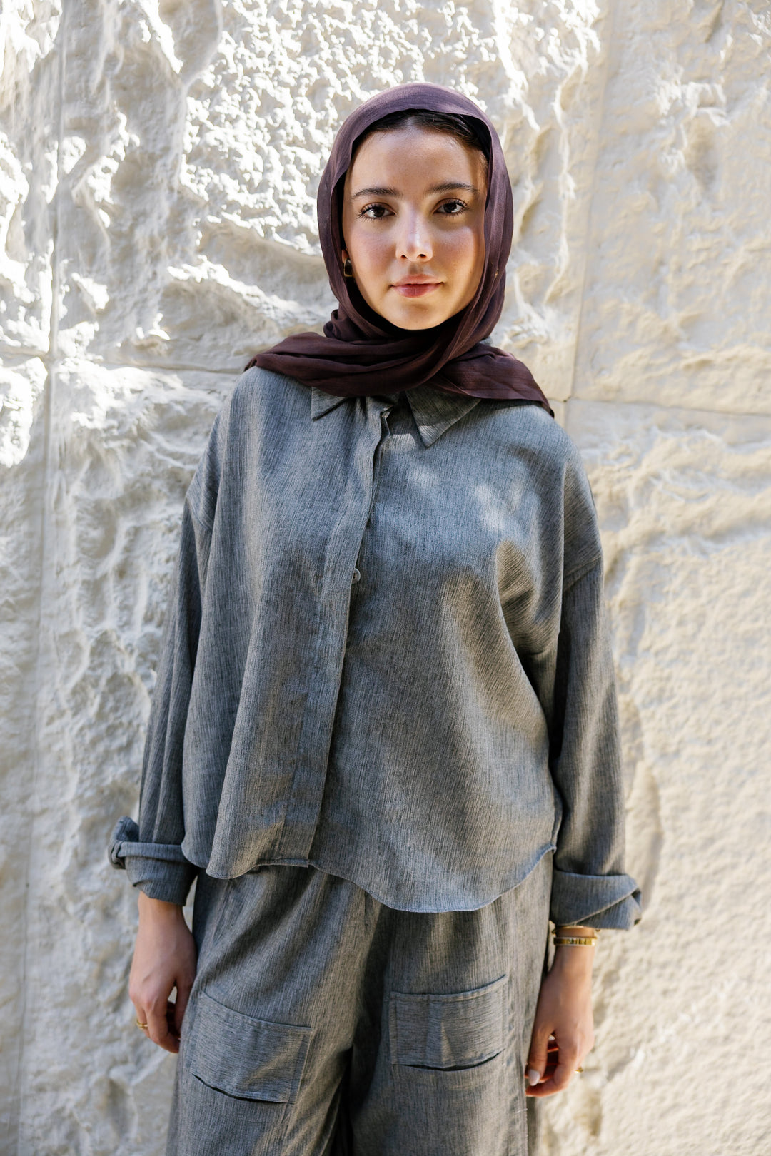Breeze Linen Shirt - Grey