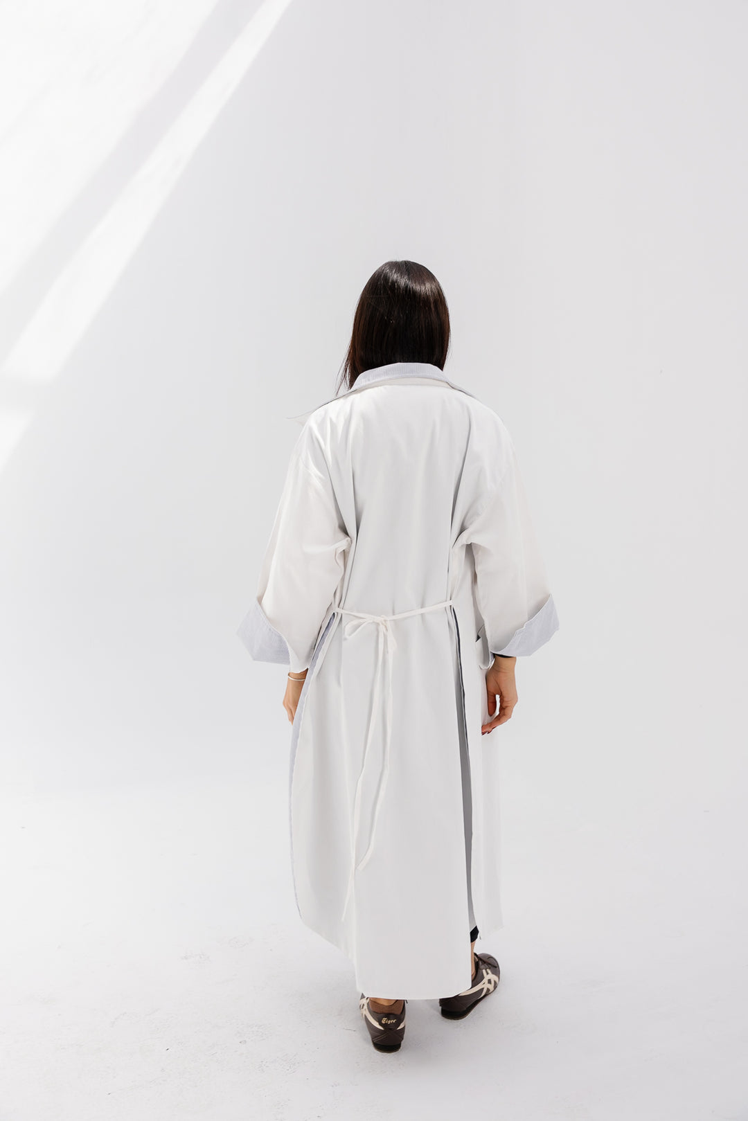 Inside Out Trench - White