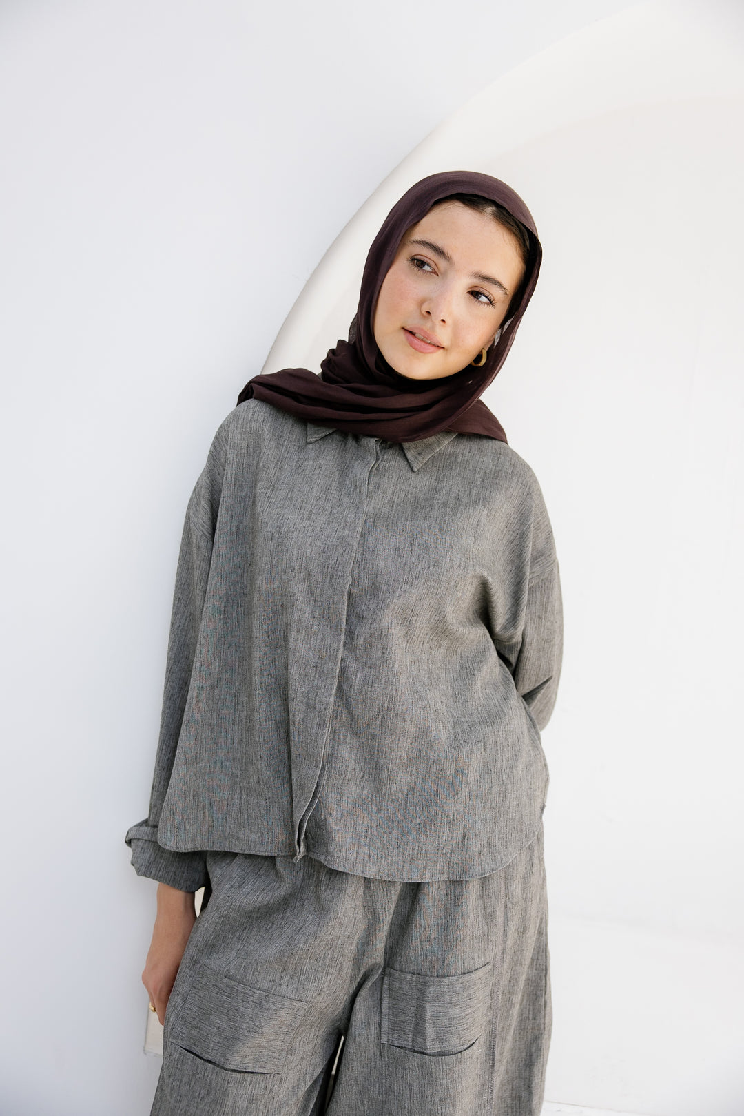 Breeze Linen Shirt - Grey