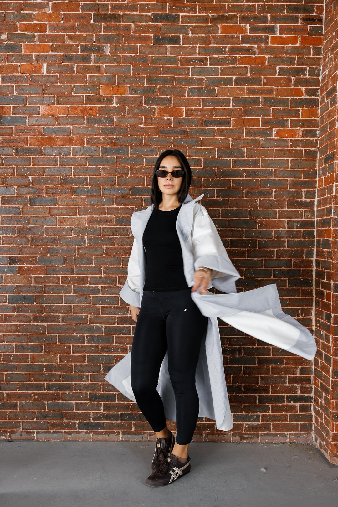 Inside Out Trench - White