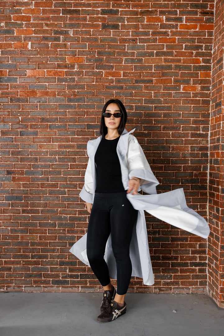 Inside Out Trench - White
