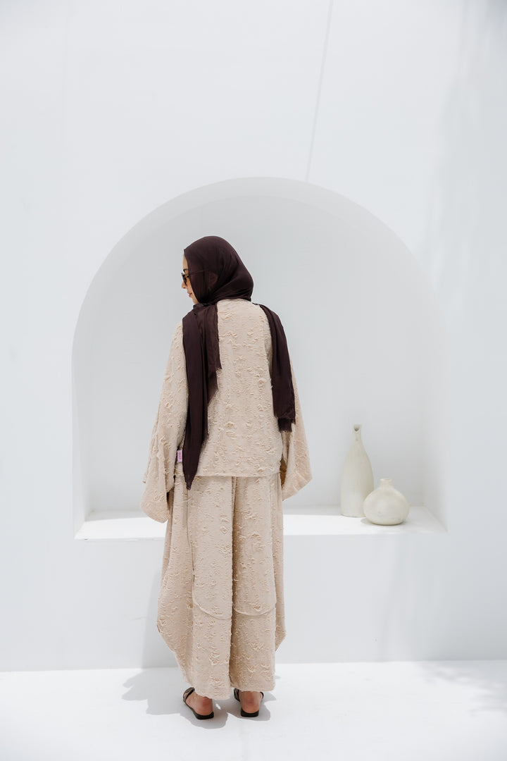 Jacquard Top - Beige