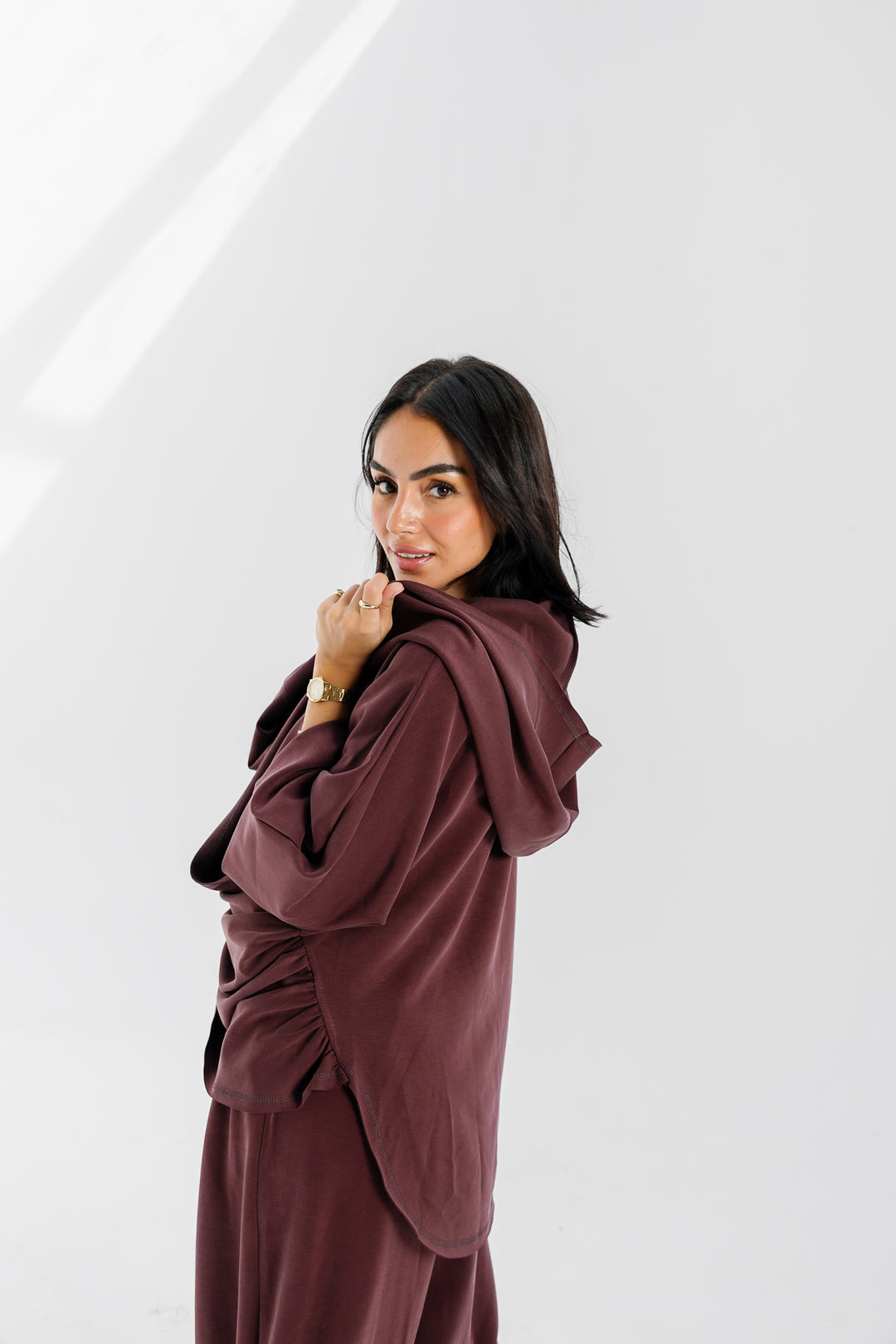 Ripple Top - Burgundy