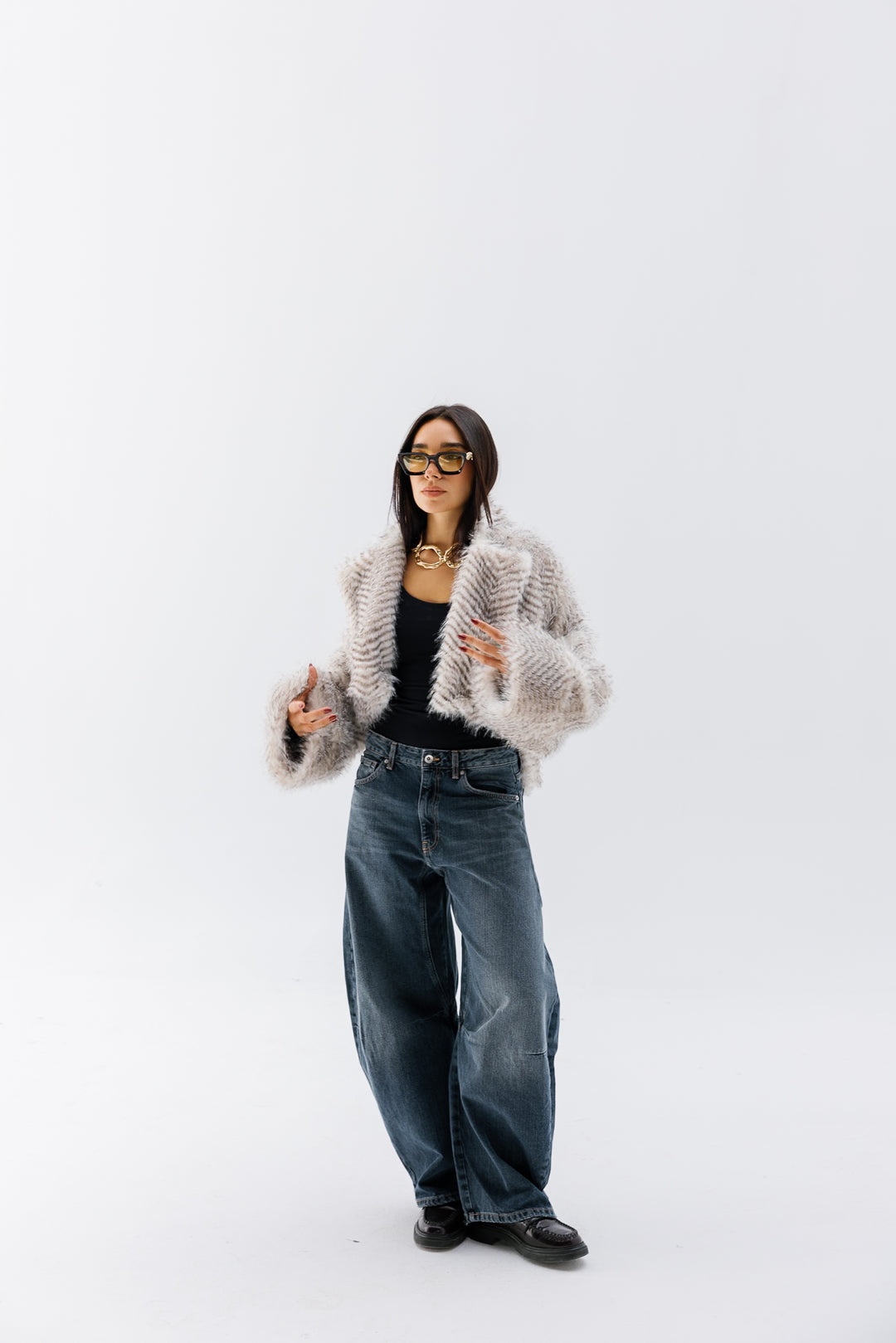Plush Fur Jacket - Creme (Premium Edition)