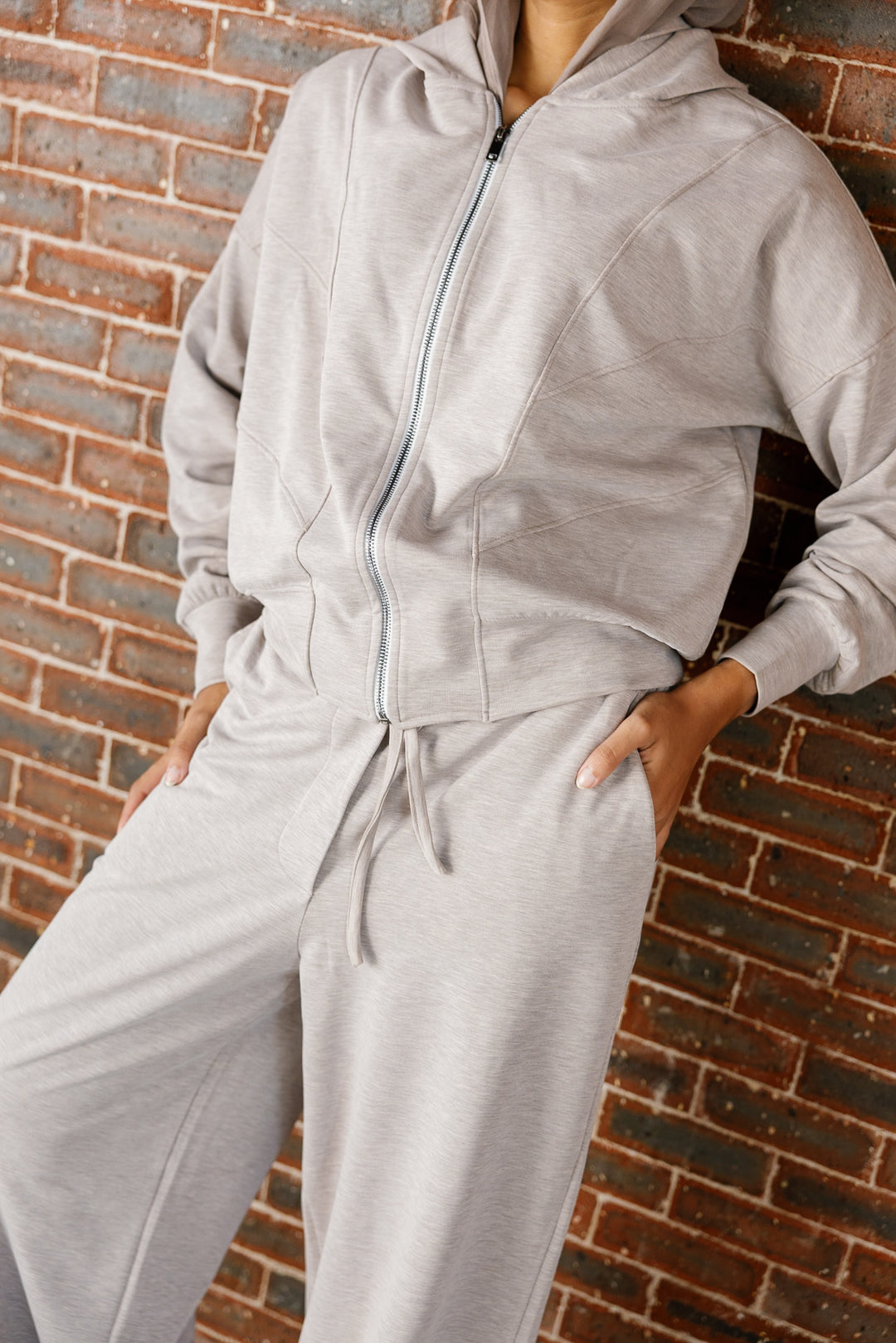Drop and Go Pants - Light Grey