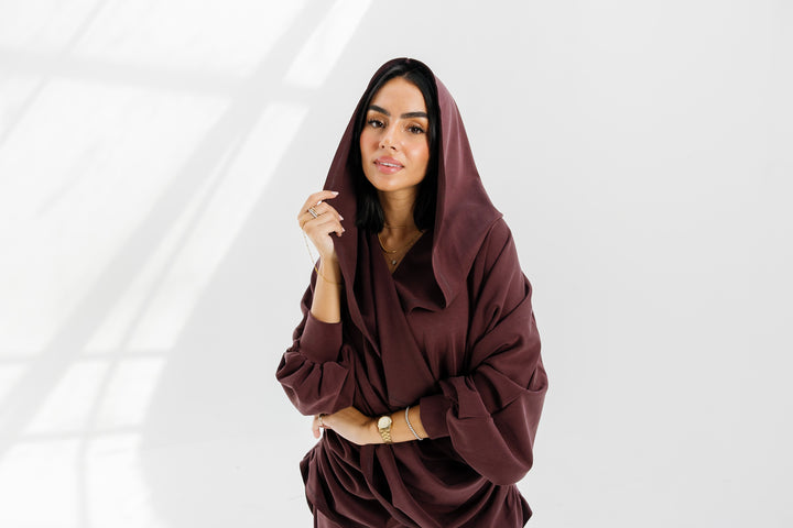 Ripple Top - Burgundy