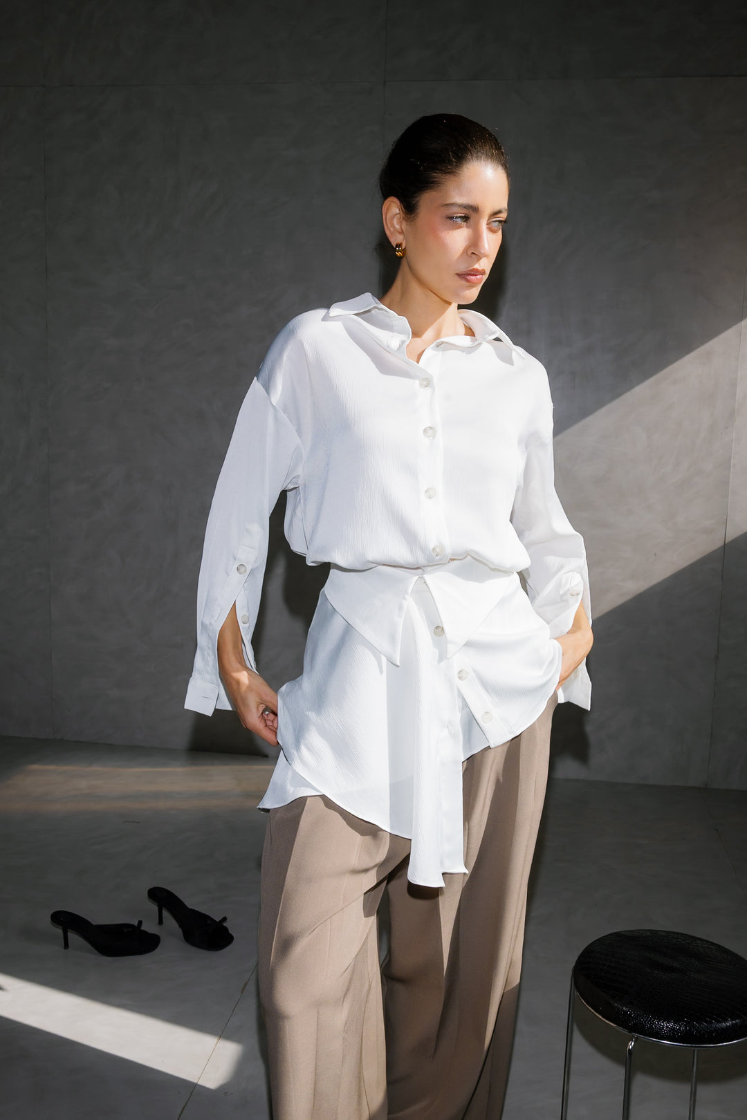 Double Shirt - White