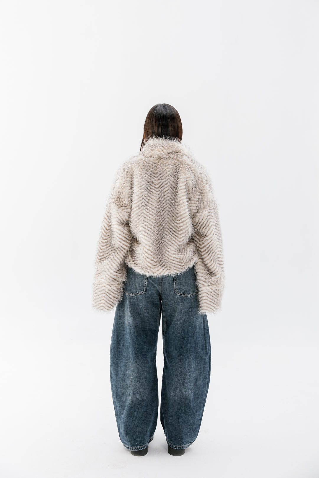 Plush Fur Jacket - Creme (Premium Edition)