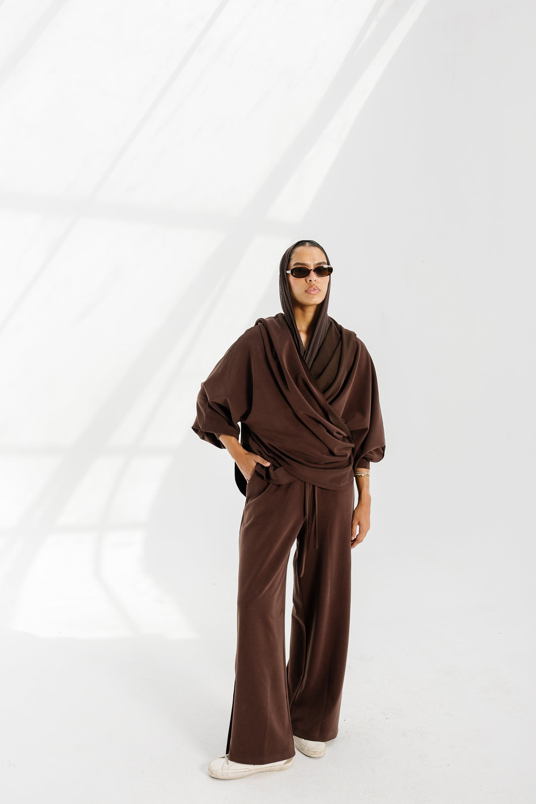 Ripple Top - Chocolate Brown
