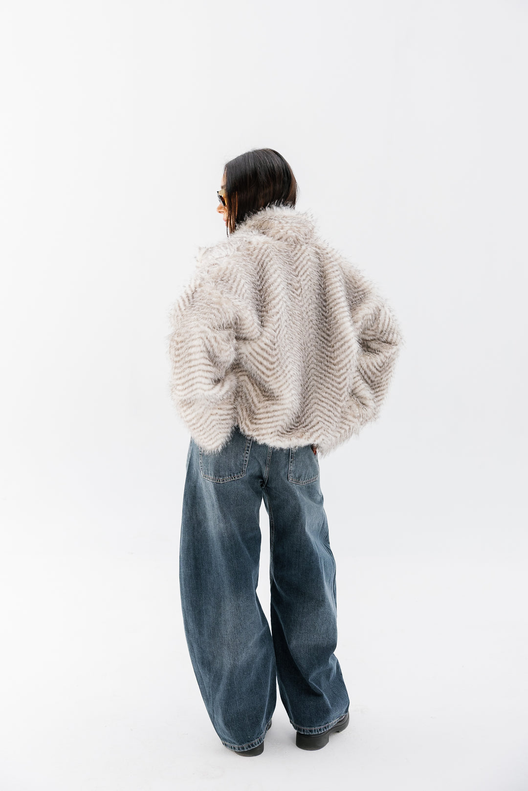 Plush Fur Jacket - Creme (Premium Edition)
