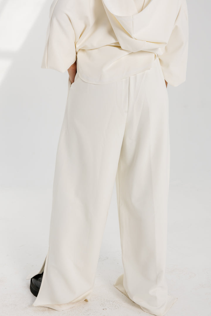Ripple Pants - White