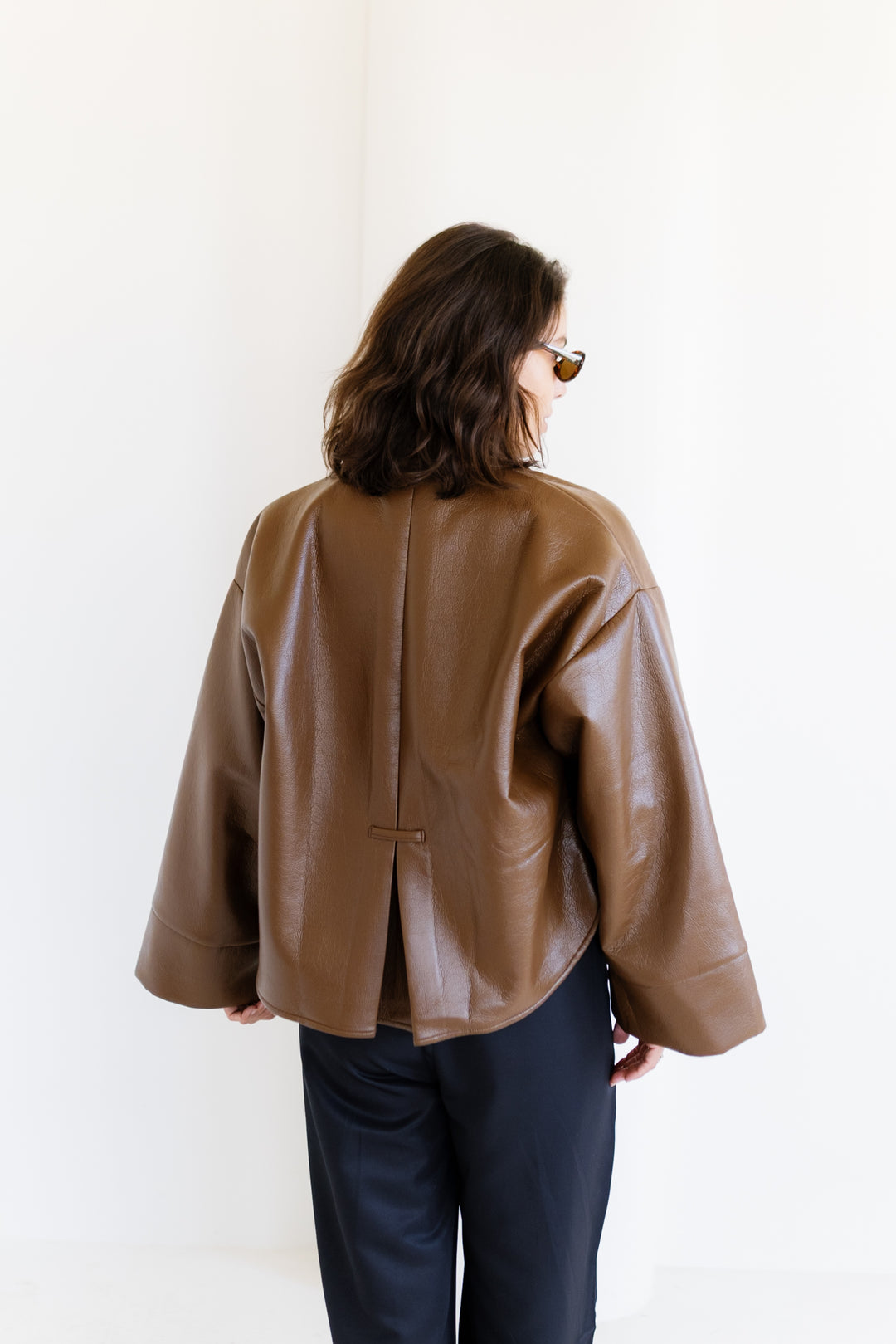 Urban Leather Jacket - Brown
