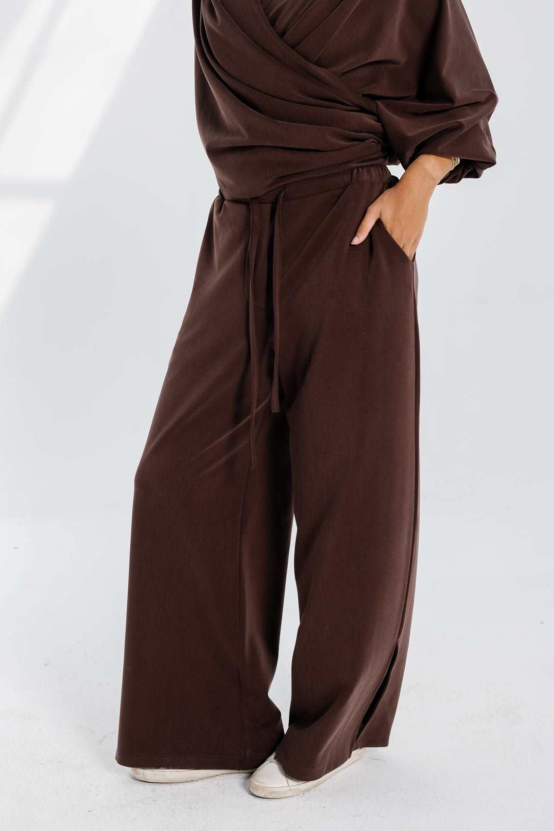 Ripple Pants - Chocolate Brown