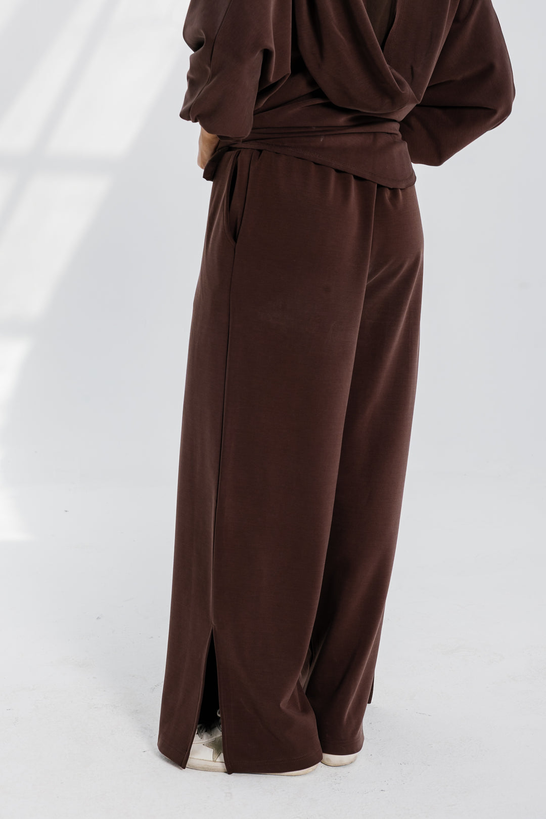 Ripple Pants - Chocolate Brown