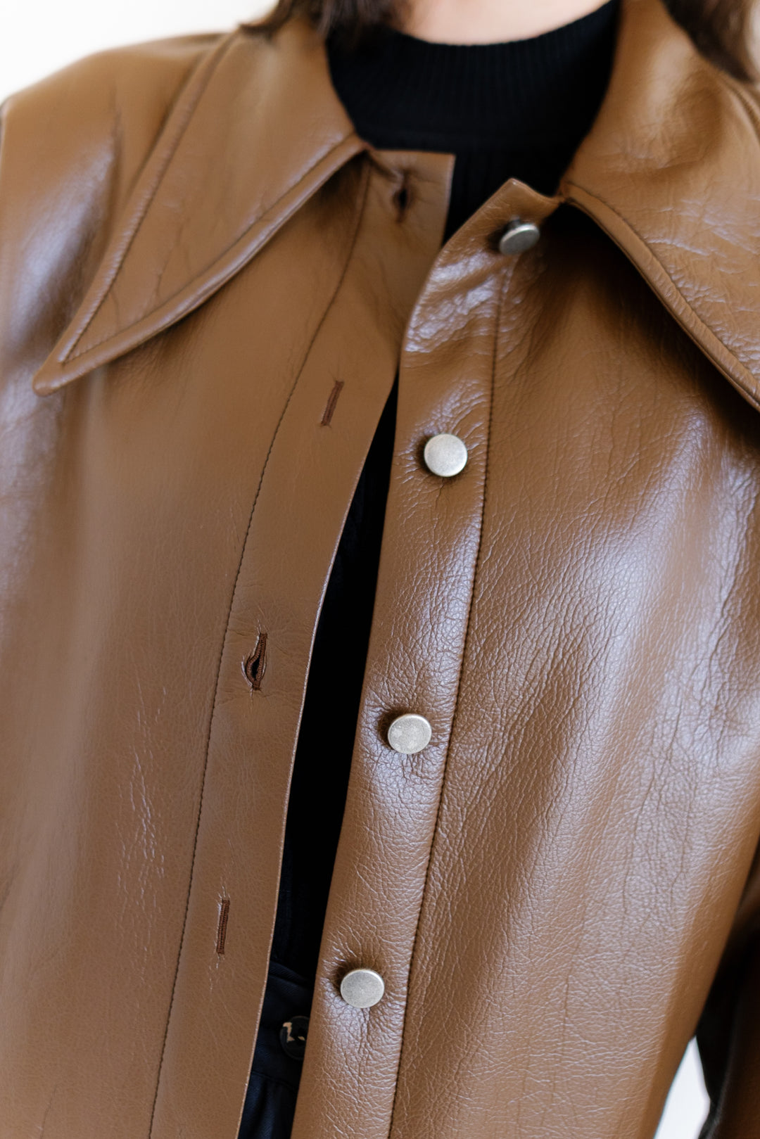 Urban Leather Jacket - Brown