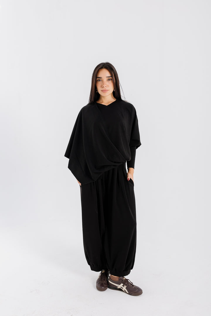 Gather Top - Black