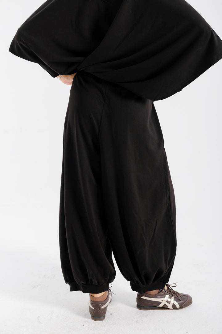Gather Pants - Black