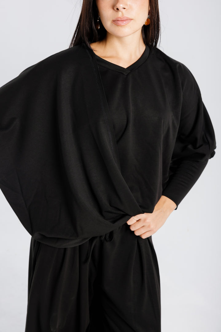 Gather Top - Black