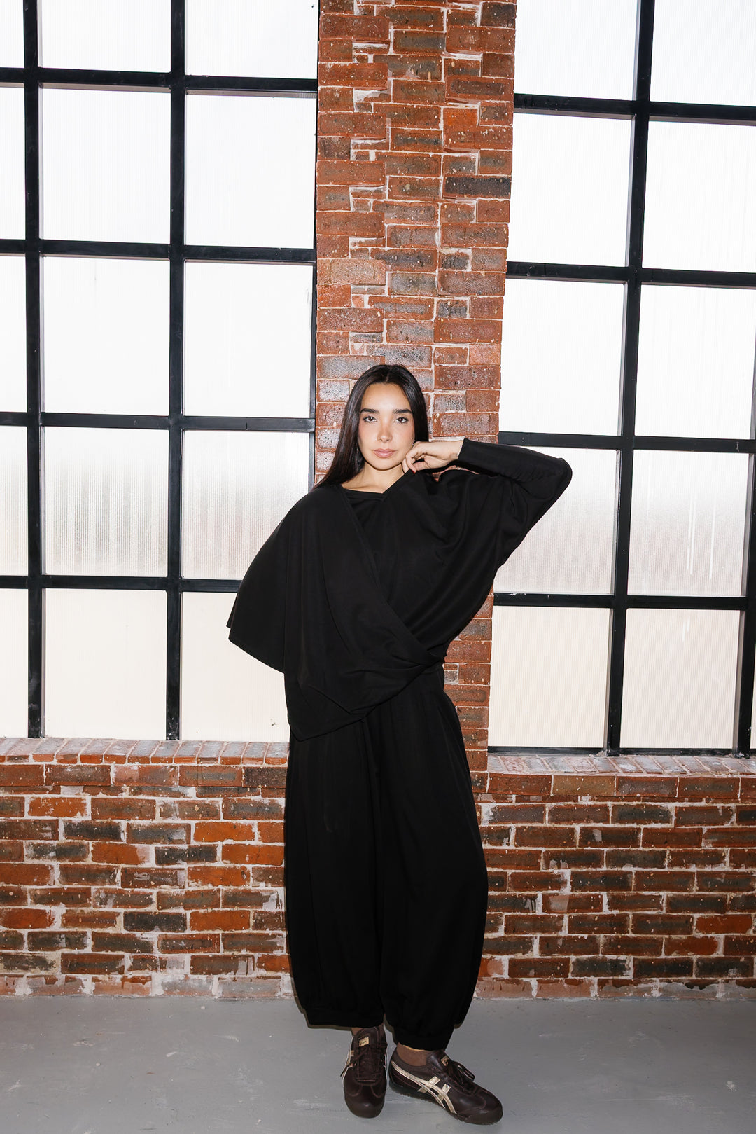 Gather Top - Black