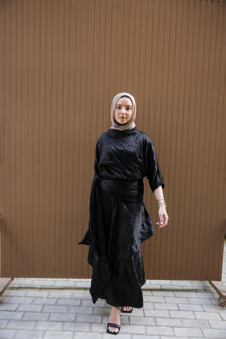 Satin Set - Black (7-10 DAYS PRE-ORDER)