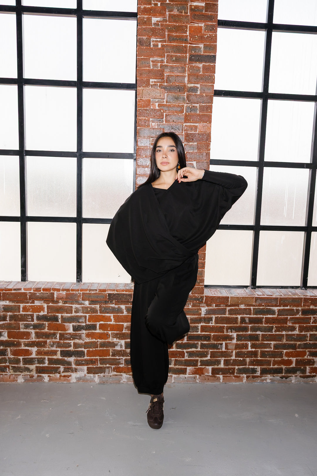 Gather Top - Black