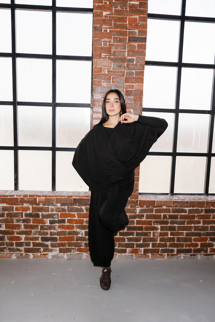 Gather Top - Black