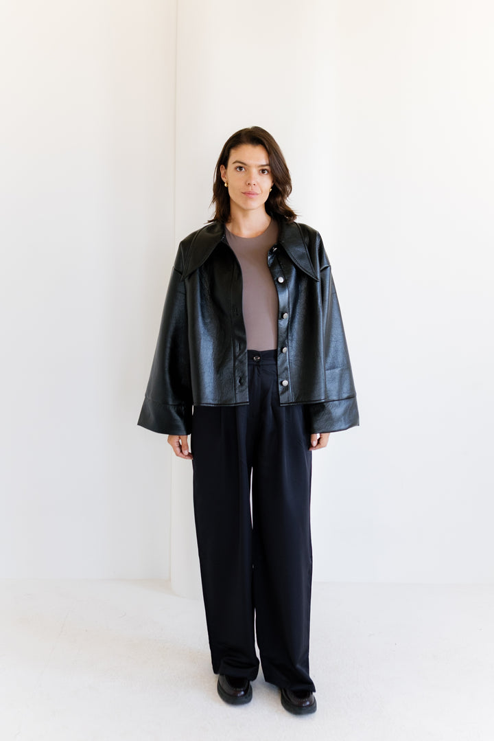 Urban Leather Jacket - Black