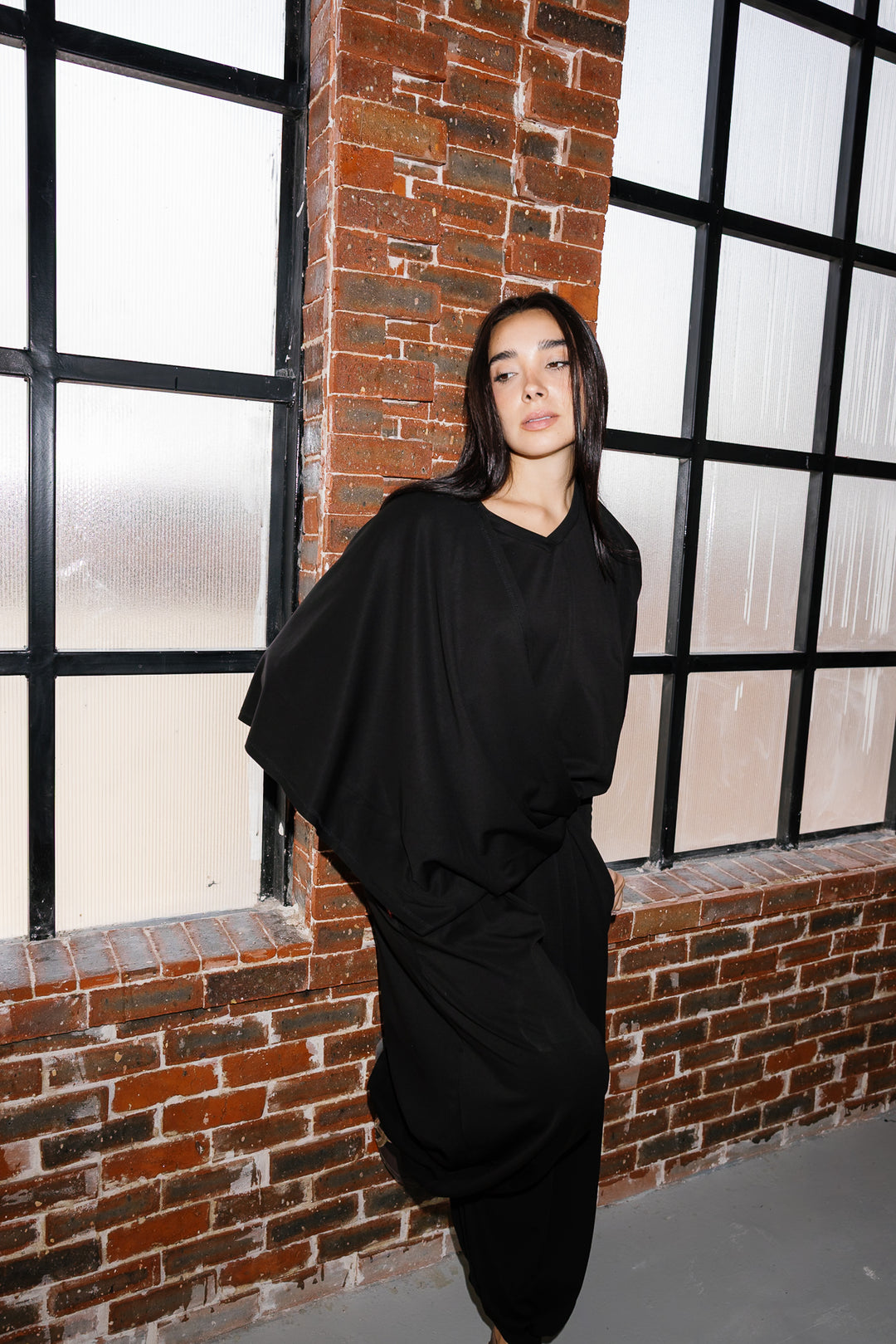 Gather Top - Black