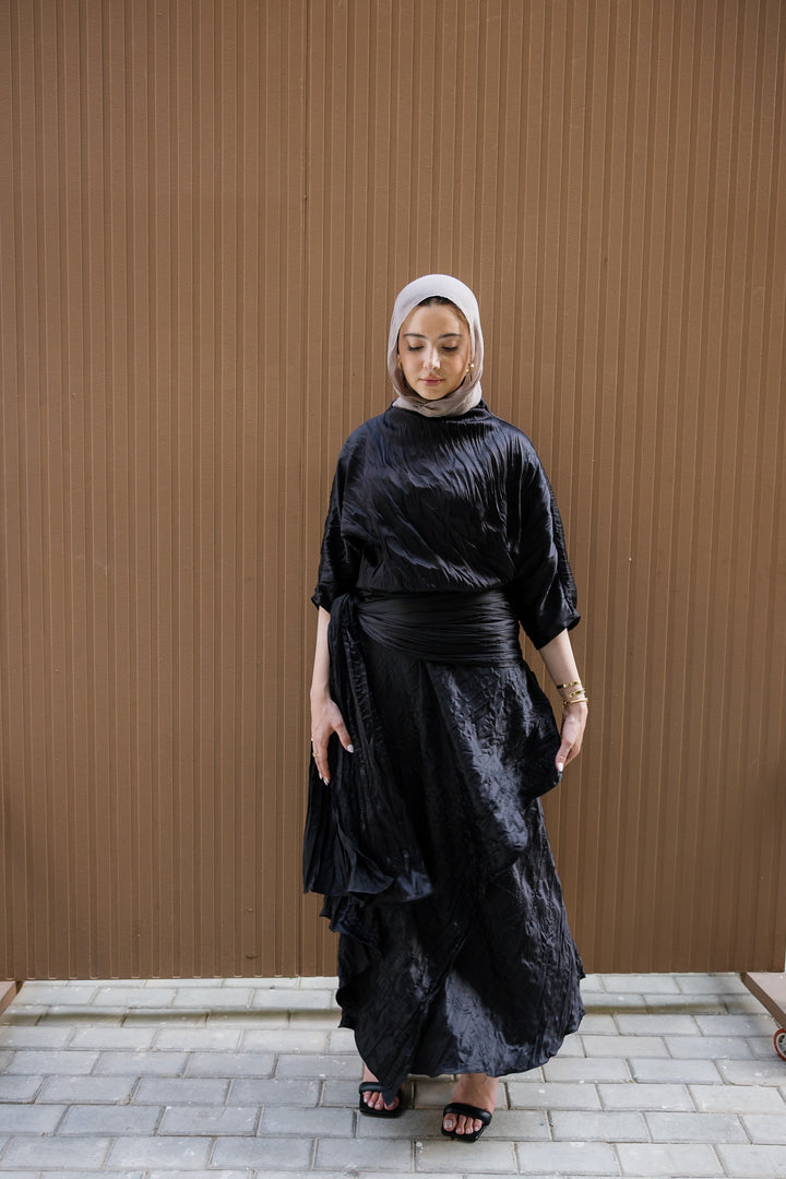 Satin Set - Black (7-10 DAYS PRE-ORDER)