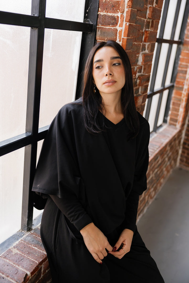 Gather Top - Black