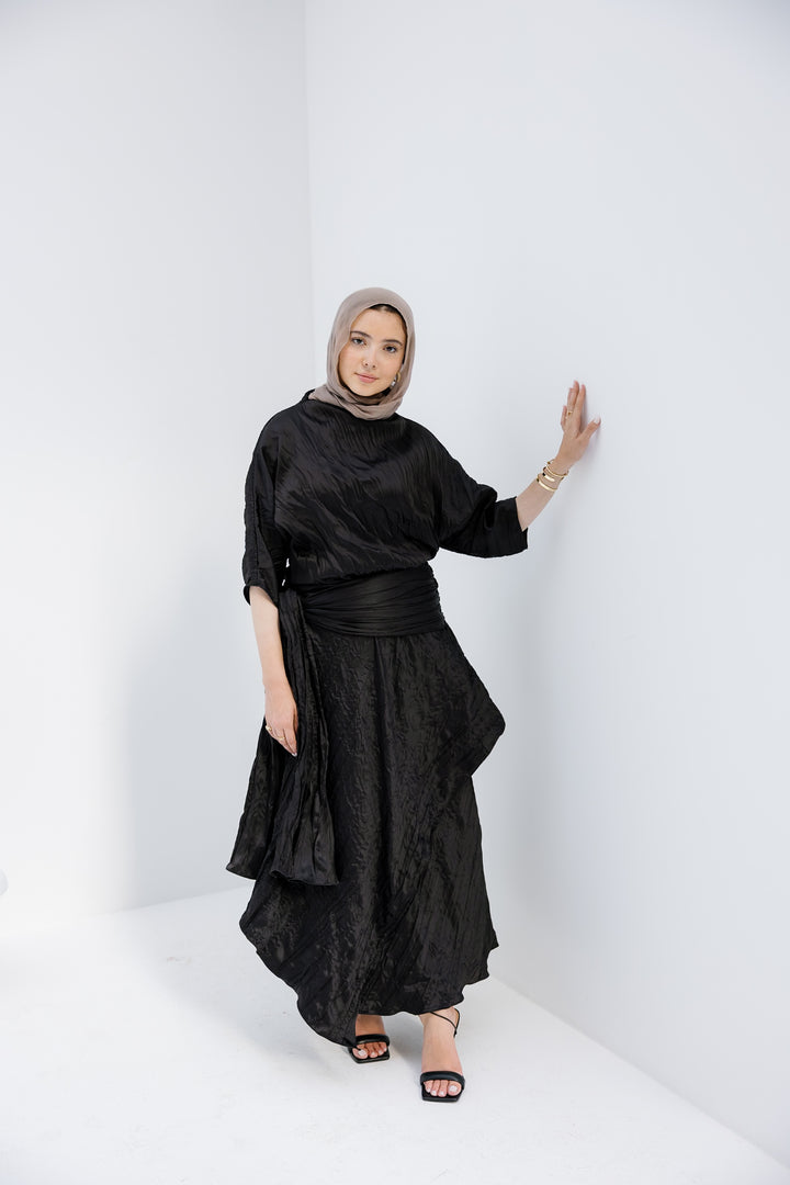 Satin Set - Black (7-10 DAYS PRE-ORDER)