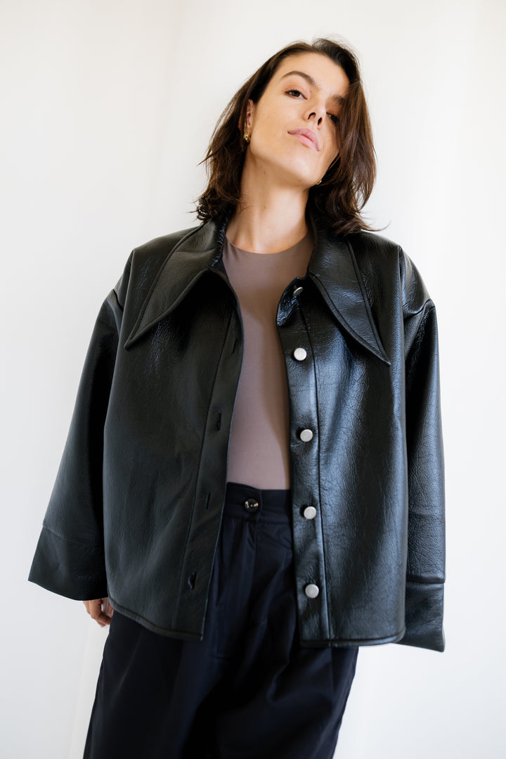 Urban Leather Jacket - Black