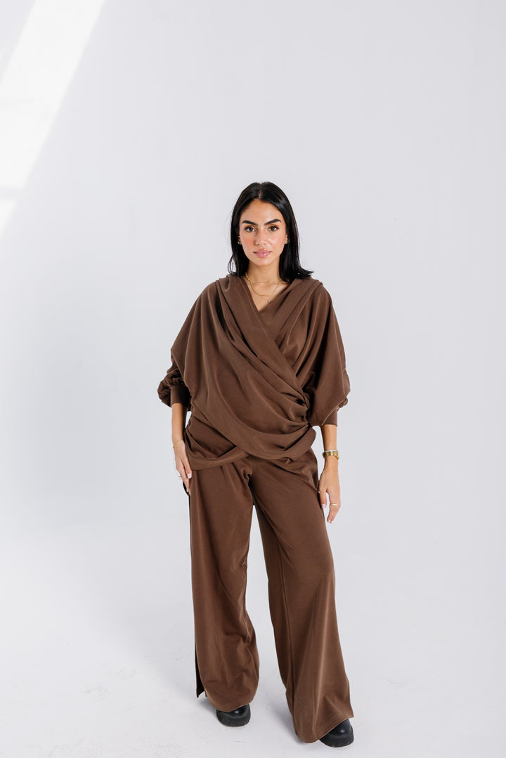Ripple Top - Cafe Brown