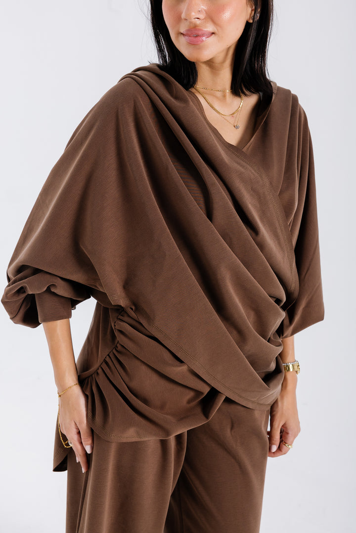 Ripple Top - Cafe Brown