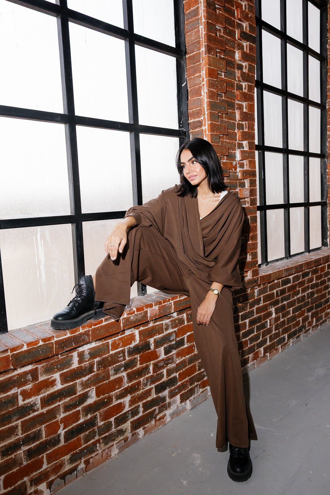 Ripple Top - Cafe Brown