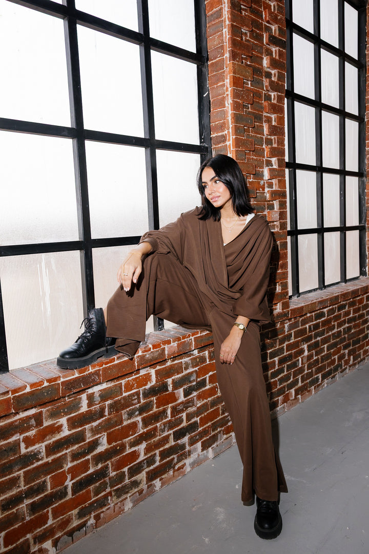 Ripple Top - Cafe Brown