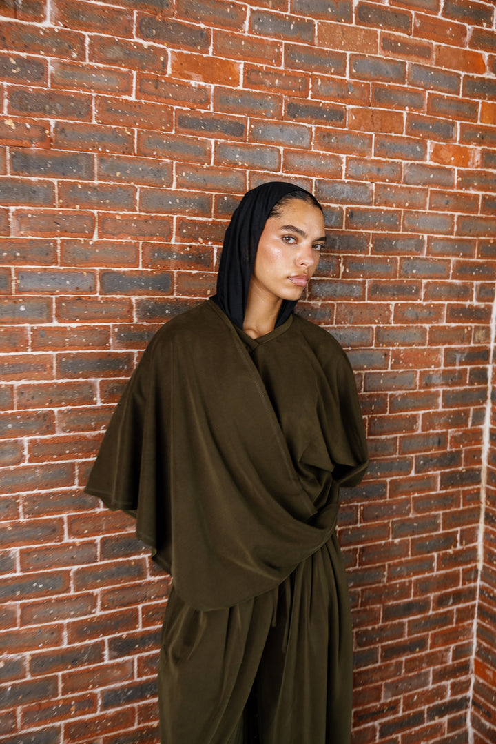Gather Top - Olive