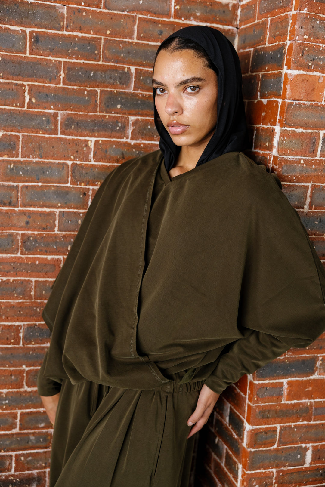 Gather Top - Olive