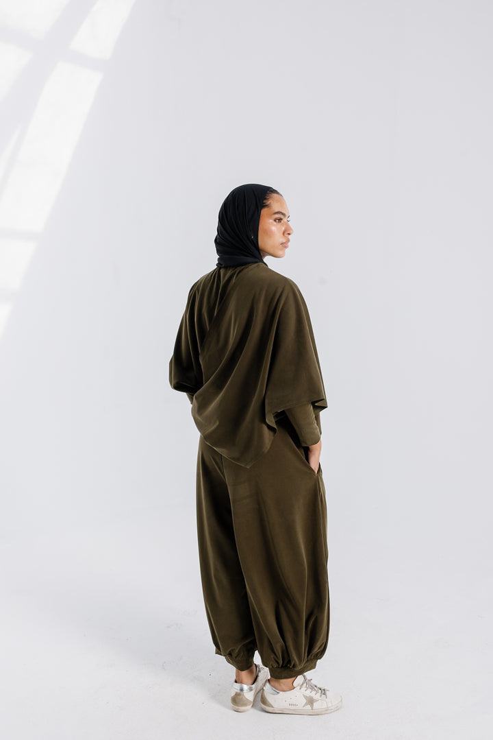 Gather Top - Olive