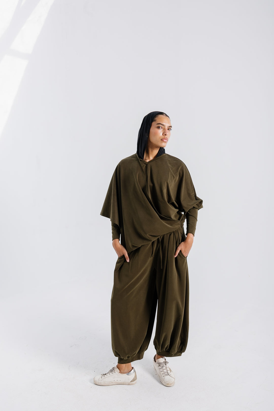 Gather Top - Olive