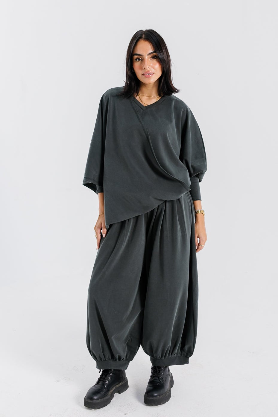 Gather Top - Green