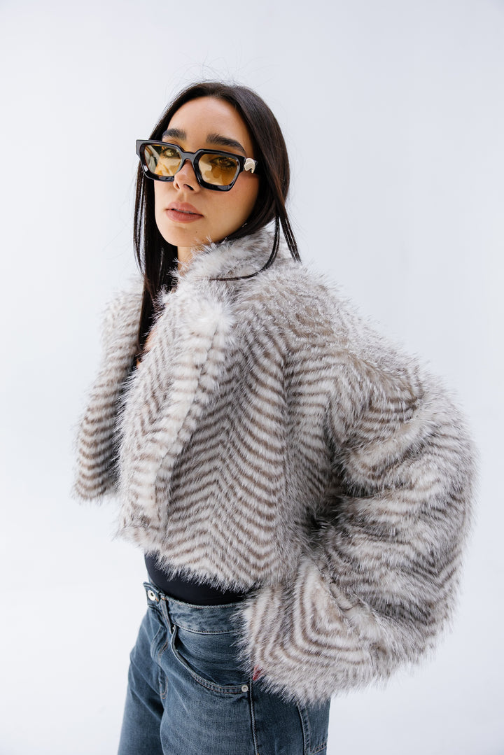 Plush Fur Jacket - Creme (Premium Edition)