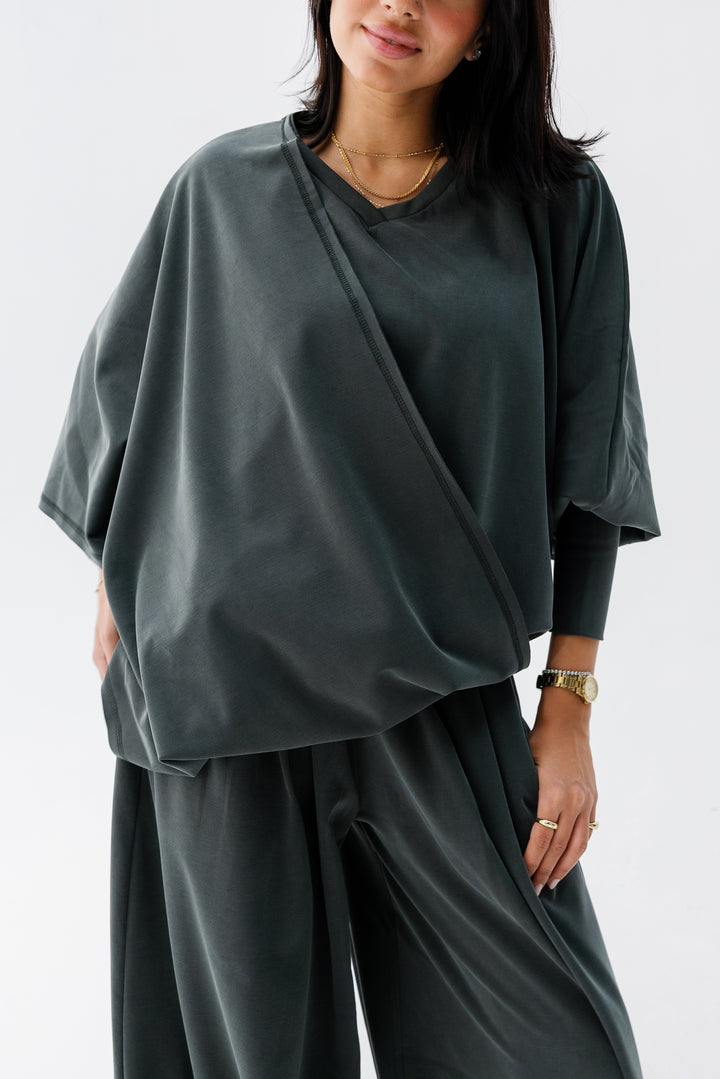 Gather Top - Green