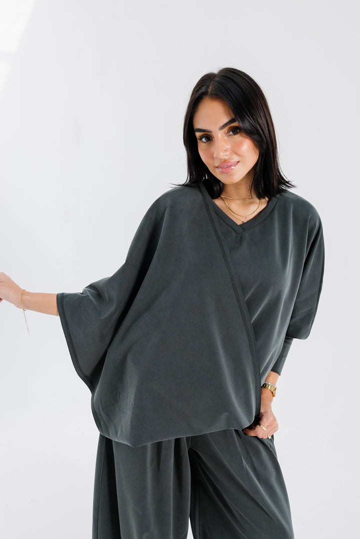 Gather Top - Green
