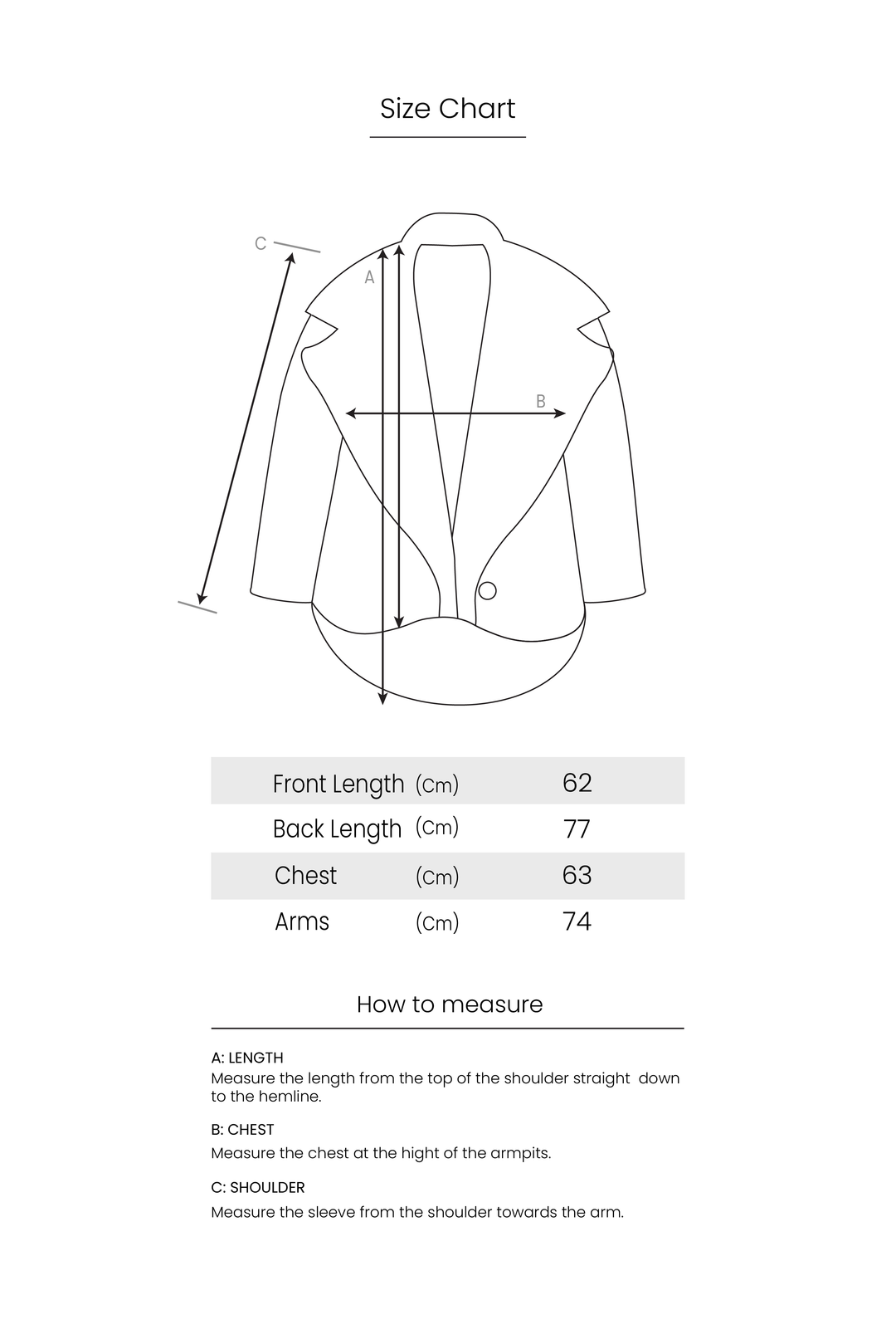 Faux Fur Jacket - Grey